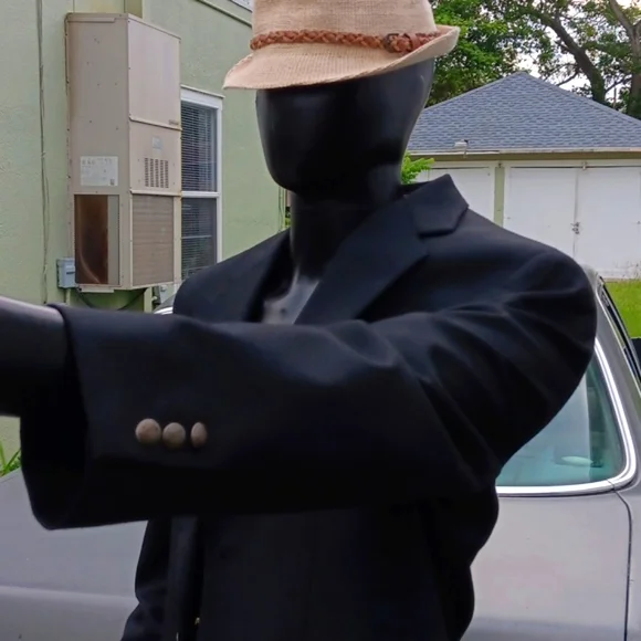 Stanley Blacker Men's (2) Button Luxury Blazer with Metallic Style Buttons - Picture 2 of 16